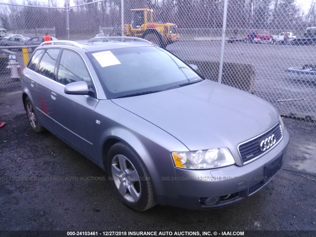 WAUVT68E12A212187 - 2002 AUDI A4 3.0 AVANT QUATTRO GRAY photo 1