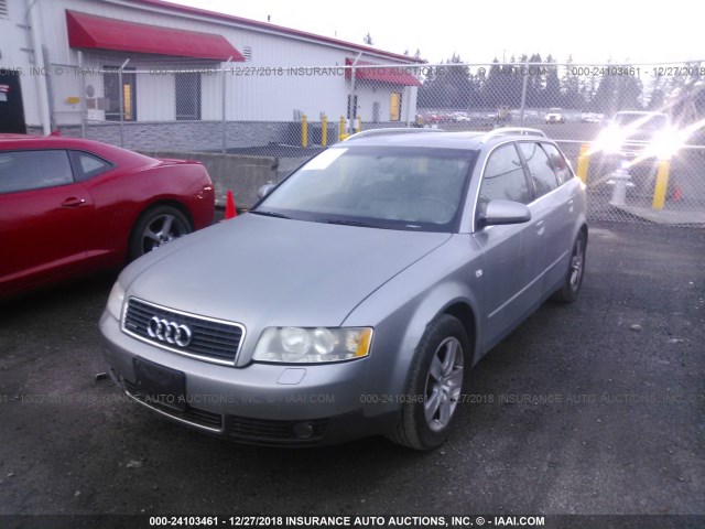 WAUVT68E12A212187 - 2002 AUDI A4 3.0 AVANT QUATTRO GRAY photo 2