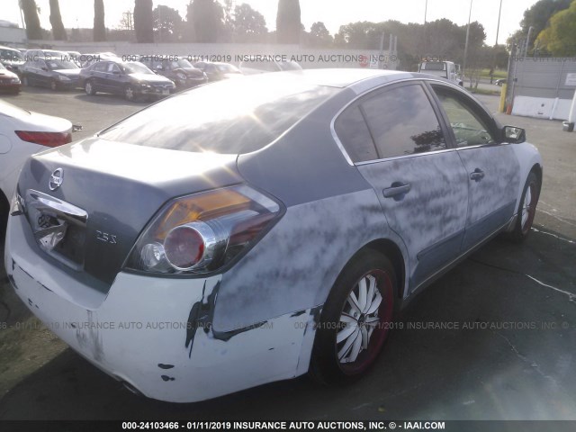 1N4AL2APXBN452195 - 2011 NISSAN ALTIMA S GRAY photo 4