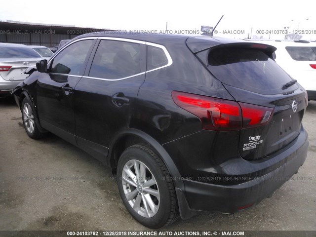 JN1BJ1CP7JW104183 - 2018 NISSAN ROGUE SPORT S/SV/SL BLACK photo 3