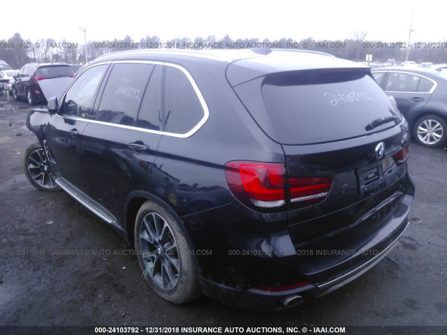 5UXKR0C52E0K48312 - 2014 BMW X5 XDRIVE35I BLACK photo 3