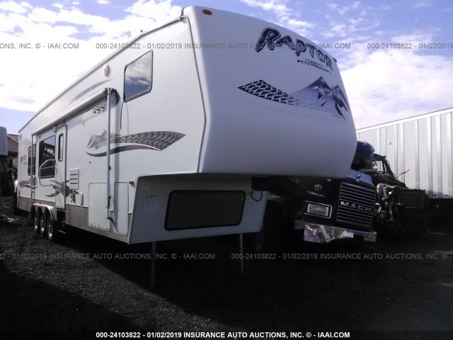 4YDF392367R801645 - 2007 UNK RAPTOR TOY HAULER  WHITE photo 1