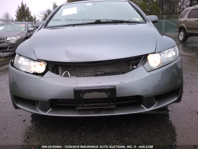 19XFA1F99BE003282 - 2011 HONDA CIVIC EXL GRAY photo 6