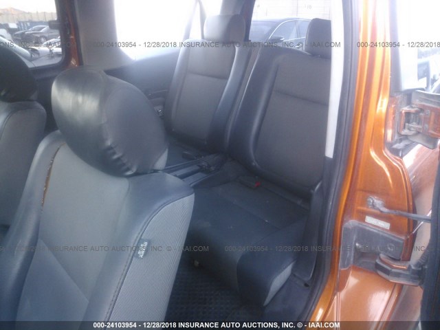 5J6YH18786L015947 - 2006 HONDA ELEMENT EX ORANGE photo 8