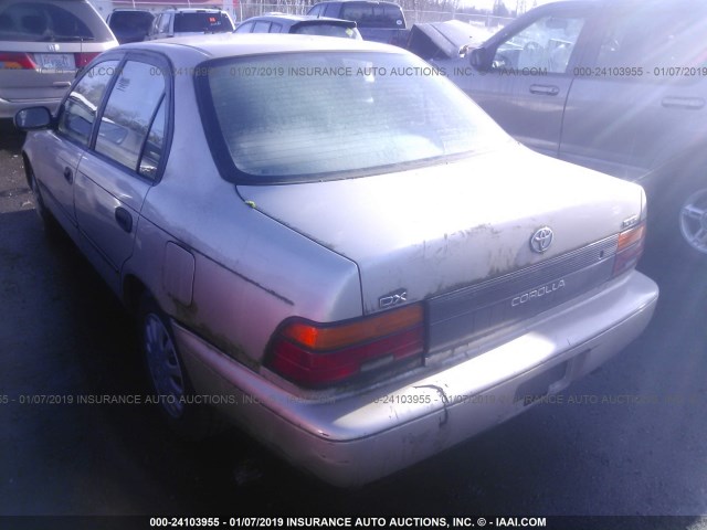 2T1AE09B2SC103083 - 1995 TOYOTA COROLLA LE/DX GOLD photo 6