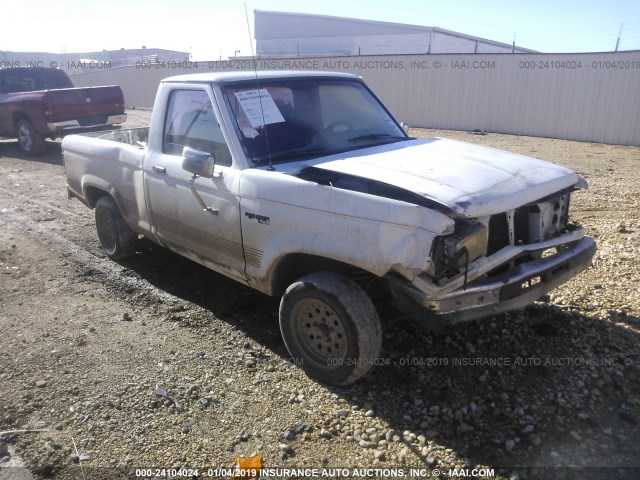 1FTCR10A7MUB63860 - 1991 FORD RANGER WHITE photo 1