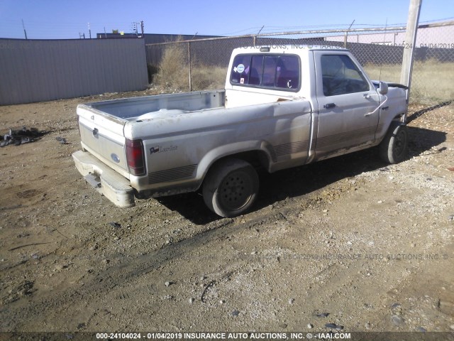 1FTCR10A7MUB63860 - 1991 FORD RANGER WHITE photo 4