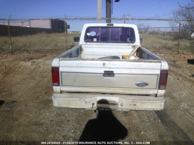 1FTCR10A7MUB63860 - 1991 FORD RANGER WHITE photo 8