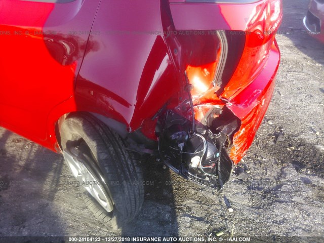 1G1JA6SH3F4150959 - 2015 CHEVROLET SONIC LS 红色 照片 6