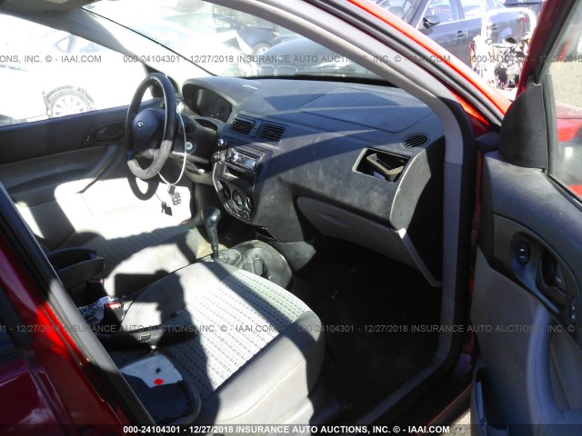 1FAFP34NX6W206595 - 2006 FORD FOCUS ZX4 RED photo 5