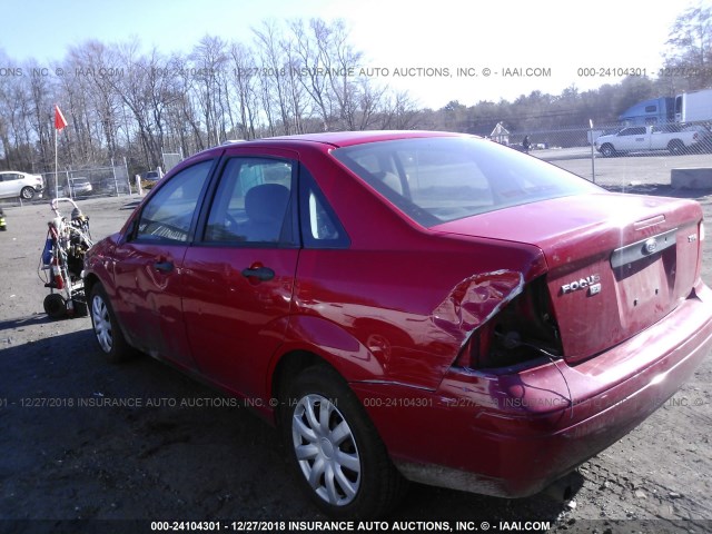 1FAFP34NX6W206595 - 2006 FORD FOCUS ZX4 RED photo 6