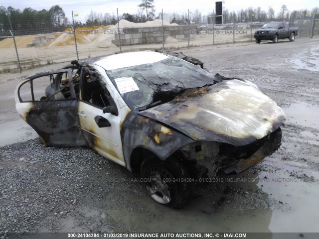 1G1AK58F087339129 - 2008 CHEVROLET COBALT LS WHITE photo 1