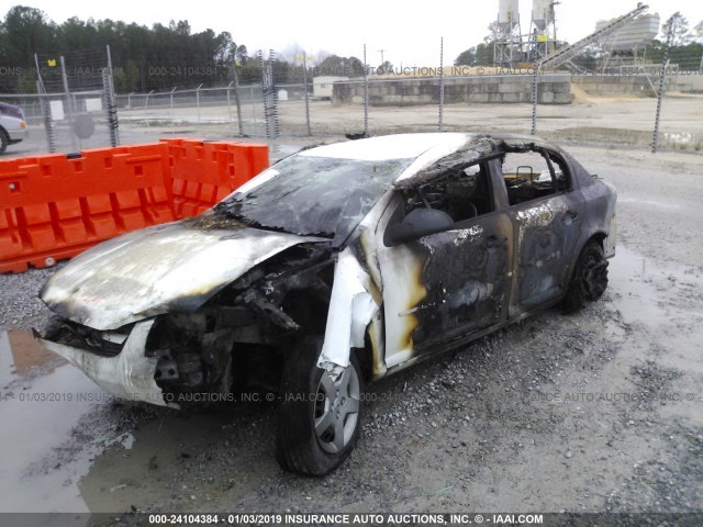 1G1AK58F087339129 - 2008 CHEVROLET COBALT LS WHITE photo 2