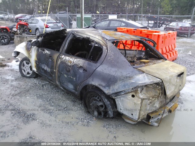 1G1AK58F087339129 - 2008 CHEVROLET COBALT LS WHITE photo 3