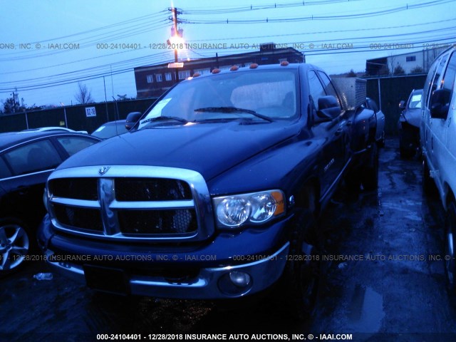 3D7MU48C63G857389 - 2003 DODGE RAM 3500 ST/SLT BLUE photo 2