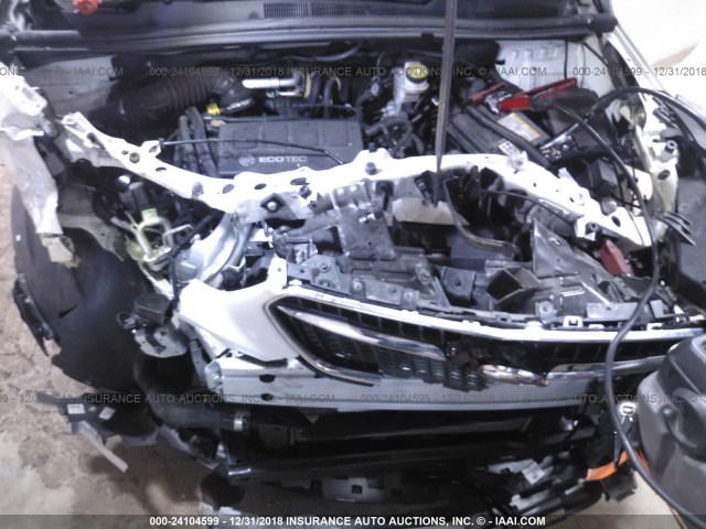 KL4CJCSB5HB039543 - 2017 BUICK ENCORE ESSENCE WHITE photo 10