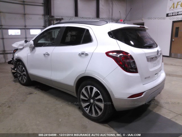 KL4CJCSB5HB039543 - 2017 BUICK ENCORE ESSENCE WHITE photo 3