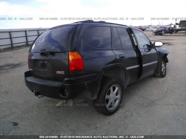 1GKDS13S282196185 - 2008 GMC ENVOY BLACK photo 4