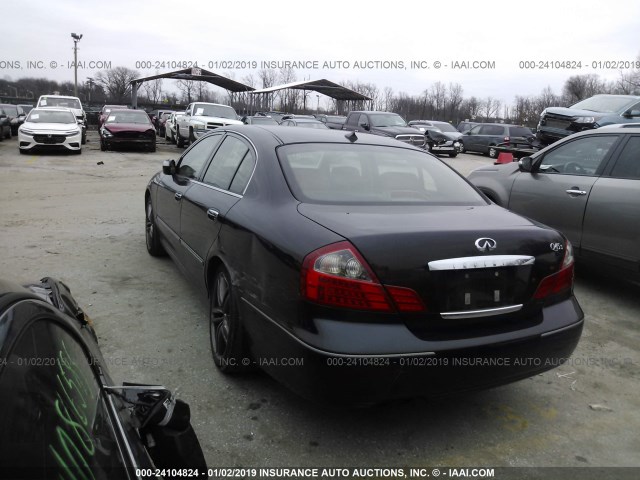 JNKBF01A26M800037 - 2006 INFINITI Q45 BLACK photo 3