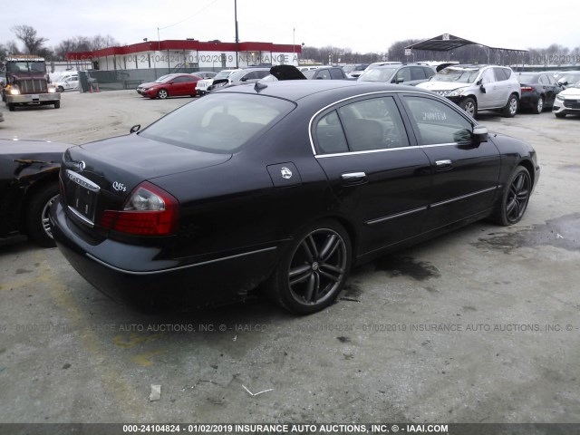 JNKBF01A26M800037 - 2006 INFINITI Q45 BLACK photo 4