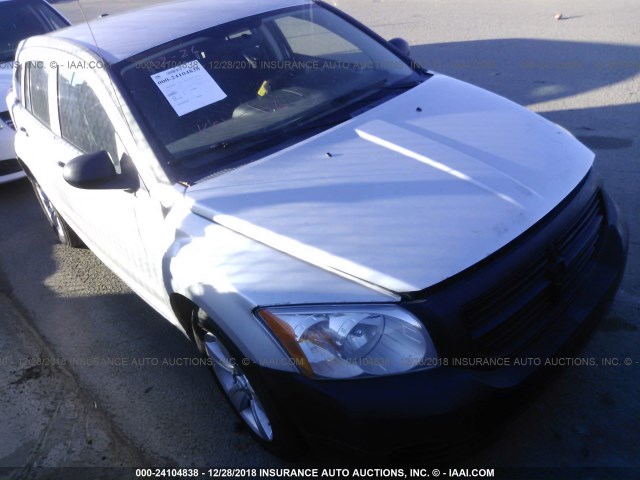 1B3CB4HA0AD535224 - 2010 DODGE CALIBER SXT SILVER photo 1