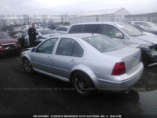 3VWSC29M91M045211 - 2001 VOLKSWAGEN JETTA GLS SILVER photo 3