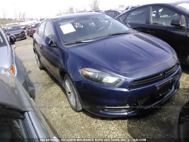 1C3CDFBBXED902923 - 2014 DODGE DART SXT Dark Blue photo 1