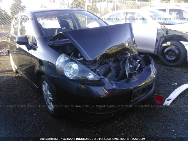 JHMGD38687S058934 - 2007 HONDA FIT S 黑色 照片 1