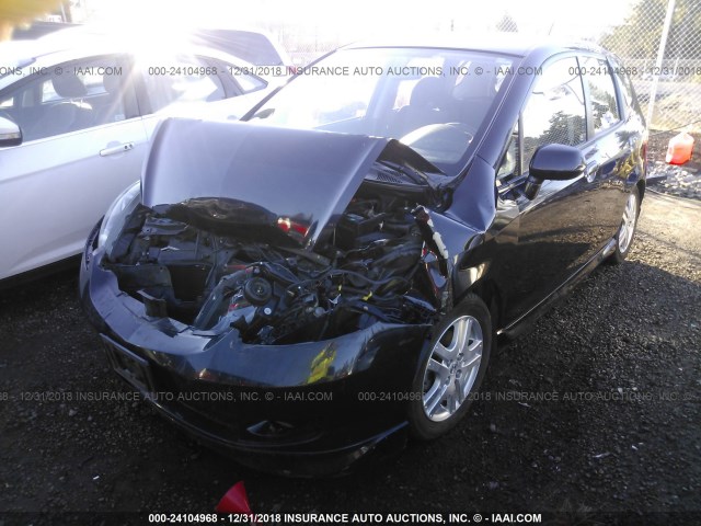 JHMGD38687S058934 - 2007 HONDA FIT S 黑色 照片 2