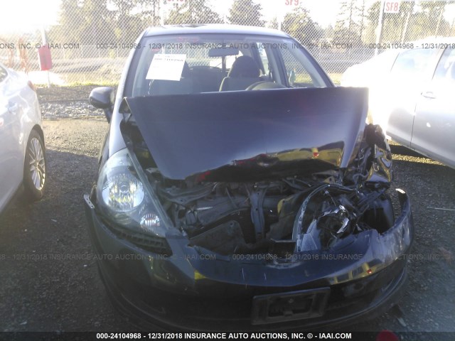 JHMGD38687S058934 - 2007 HONDA FIT S 黑色 照片 6