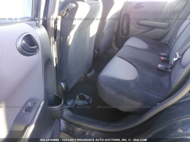 JHMGD38687S058934 - 2007 HONDA FIT S 黑色 照片 8