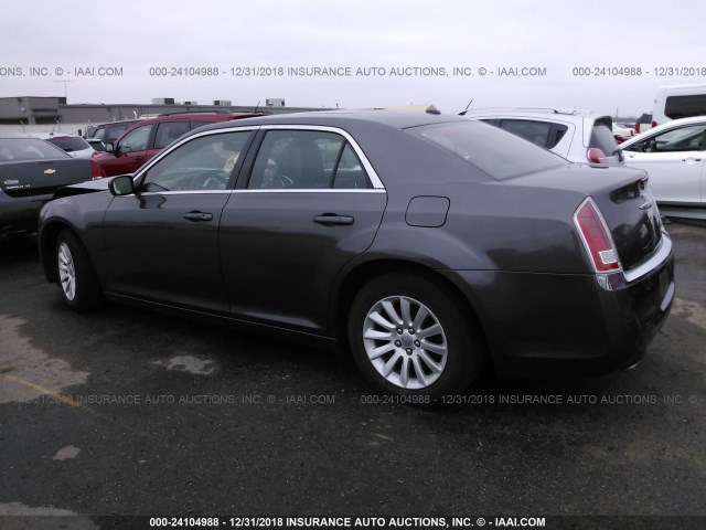 2C3CCAAGXEH272486 - 2014 CHRYSLER 300 GRAY photo 3