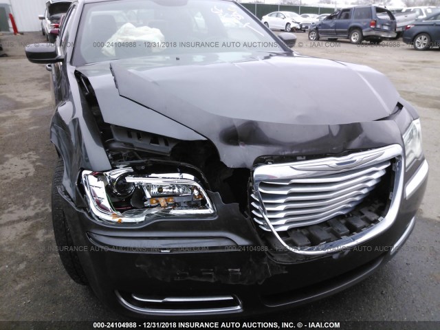 2C3CCAAGXEH272486 - 2014 CHRYSLER 300 GRAY photo 6