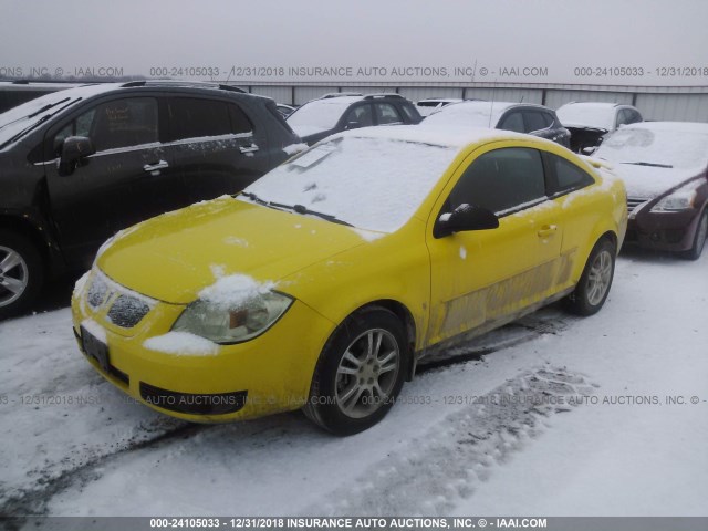1G2AL15F277315726 - 2007 PONTIAC G5 YELLOW photo 2