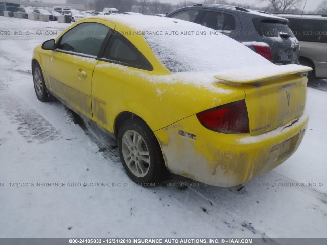1G2AL15F277315726 - 2007 PONTIAC G5 YELLOW photo 3