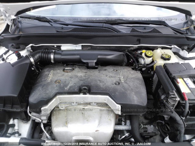 1G11B5SA3DF230399 - 2013 CHEVROLET MALIBU LS WHITE photo 10