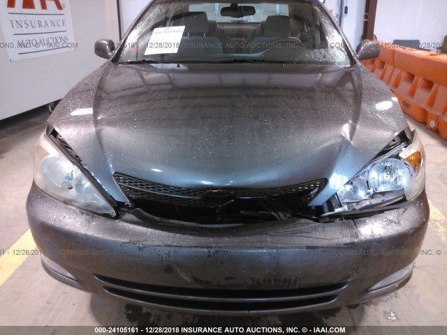 4T1BE32K24U840849 - 2004 TOYOTA CAMRY LE/XLE/SE GRAY photo 6