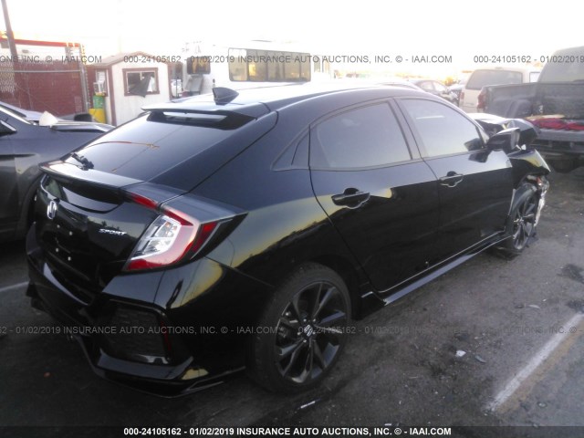 SHHFK7H43JU419854 - 2018 HONDA CIVIC SPORT 黑色 照片 4