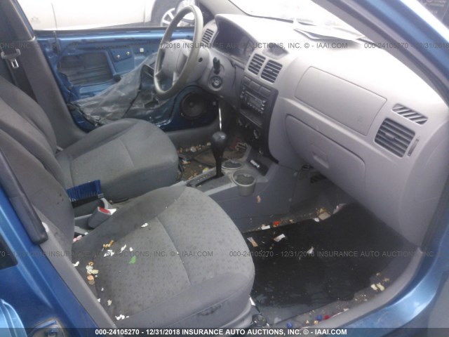 KNADC125646293961 - 2004 KIA RIO BLUE photo 5