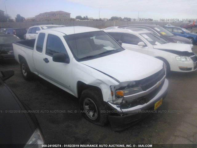 1GCCS198568274648 - 2006 CHEVROLET COLORADO WHITE photo 1