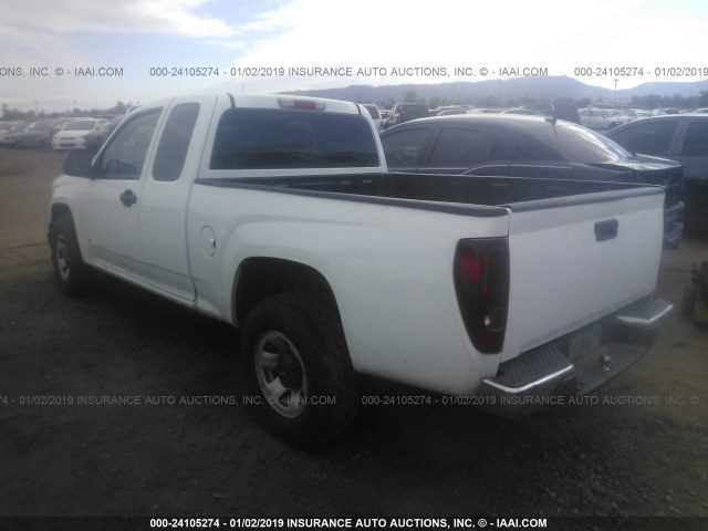 1GCCS198568274648 - 2006 CHEVROLET COLORADO WHITE photo 3