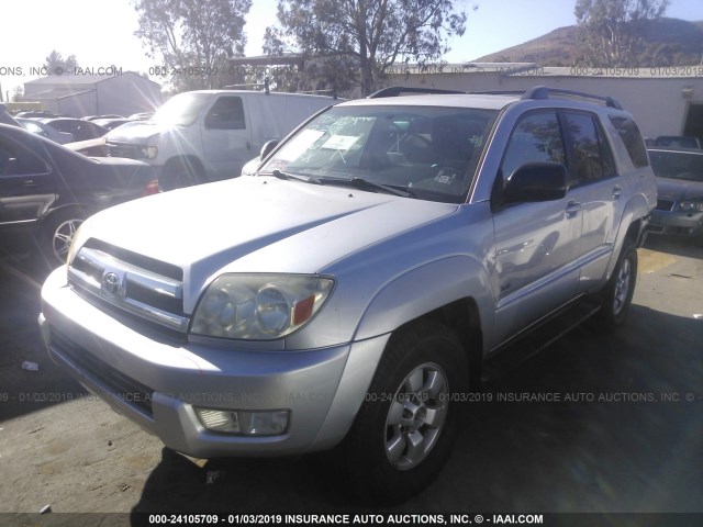 JTEZU14R650061785 - 2005 TOYOTA 4RUNNER SR5/SPORT SILVER photo 2