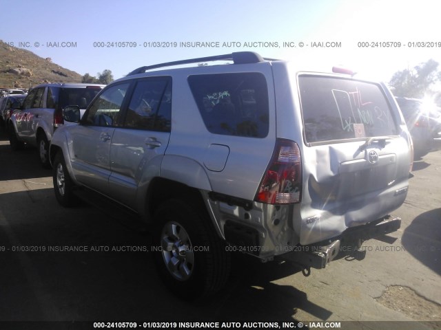 JTEZU14R650061785 - 2005 TOYOTA 4RUNNER SR5/SPORT SILVER photo 3