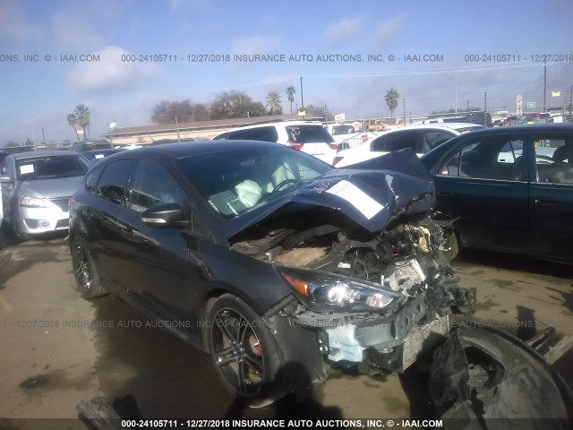 1FADP3L97FL281266 - 2015 FORD FOCUS ST GRAY photo 1