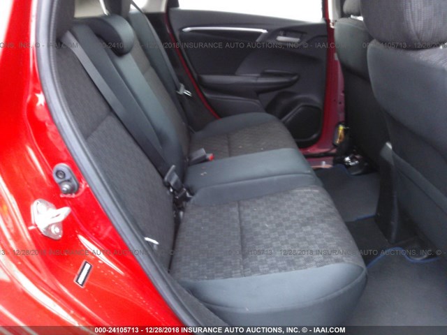 JHMGK5H59GX013688 - 2016 HONDA FIT LX RED photo 8