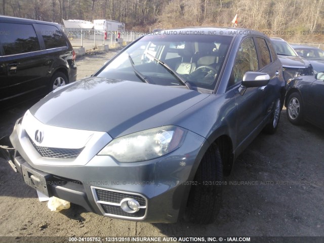 5J8TB2H27BA007017 - 2011 ACURA RDX GRAY photo 2