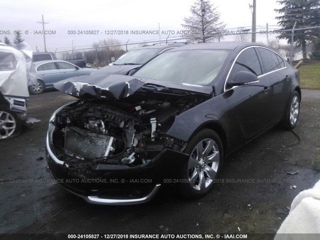 2G4GK5EX6F9296065 - 2015 BUICK REGAL 黑色 照片 2