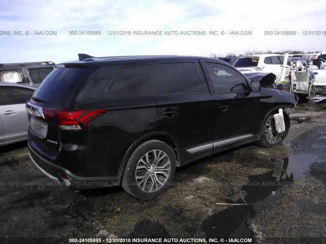 JA4AD2A32HZ033614 - 2017 MITSUBISHI OUTLANDER ES BLACK photo 4