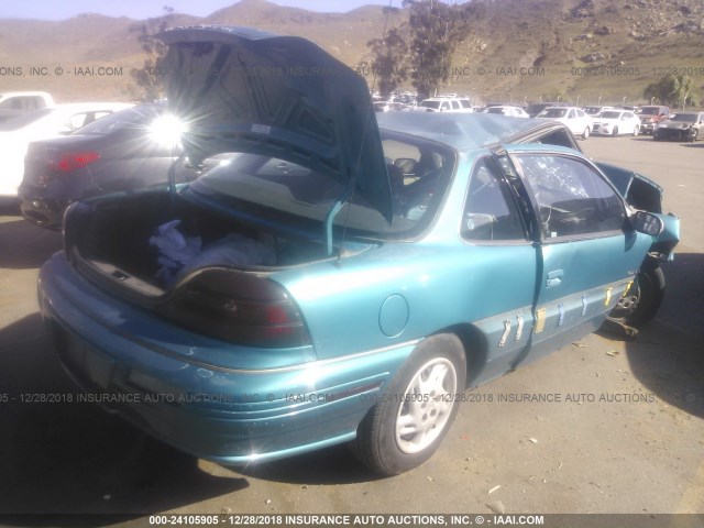 1G2NE15D0SM592587 - 1995 PONTIAC GRAND AM SE GREEN photo 4