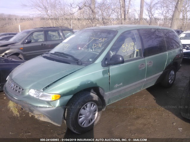 2P4GP44G7WR530257 - 1998 PLYMOUTH GRAND VOYAGER SE/EXPRESSO GREEN photo 2
